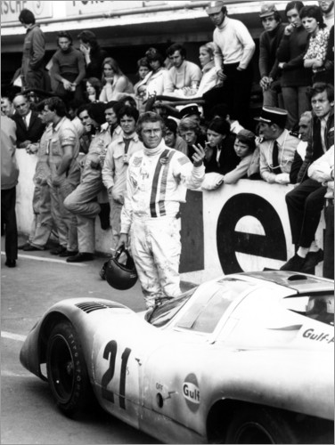 Póster Le Mans, Steve McQueen