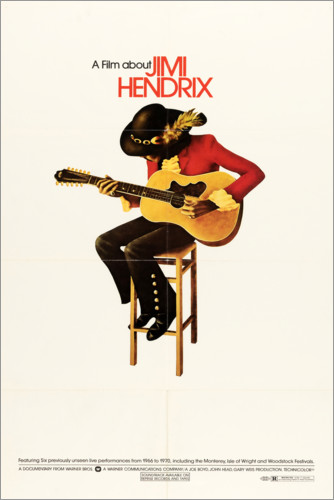 Póster Jimi Hendrix 1973