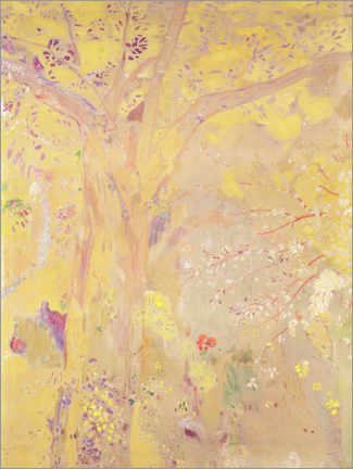 Cuadro de PVC  Yellow Tree - Odilon Redon