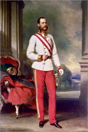 Póster  Franz Joseph I - Franz Xaver Winterhalter