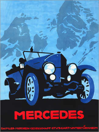 Cuadro de metacrilato  Daimler Motor Company (alemán) - Ludwig Hohlwein