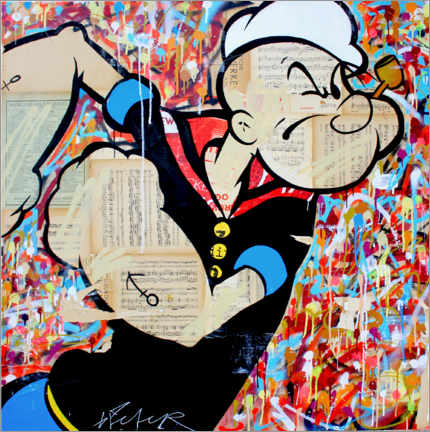 Cuadro de metacrilato  Popeye - Michiel Folkers