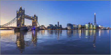 Póster  Tower Bridge en Londres - Dieter Meyrl