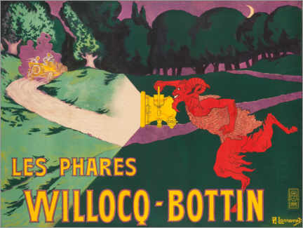 Póster Les Phares Willocq & Bottin