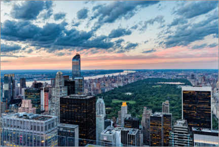 Vinilo para la pared  Central Park desde lo alto del Rockefeller Center - Mike Centioli