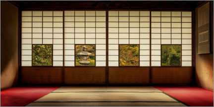 Cuadro de madera  Cuatro puntos de vista del período Edo - André Wandrei