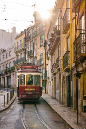 Póster Tranvía en Lisboa