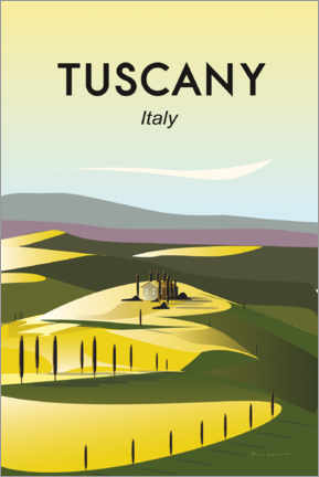 Lienzo  Toscana - Omar Escalante