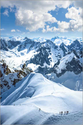 Lienzo  Montañas en Chamonix, Francia - Christian Müringer