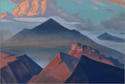 Cuadro de aluminio  Montañas sagradas - Nicholas Roerich