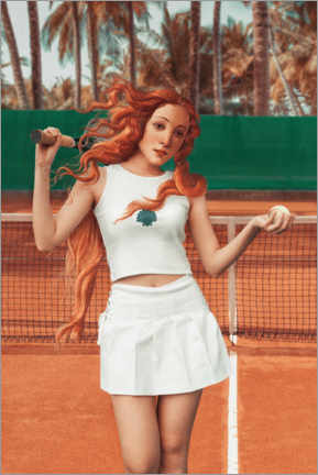 Póster  Venus jugando al tenis - Jonas Loose