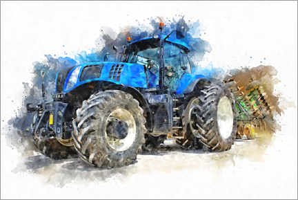 Cuadro de metacrilato  Tractor IV - Peter Roder