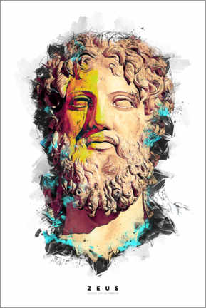 Póster Zeus - dioses del Olimpo