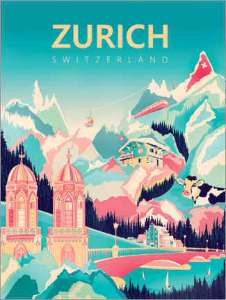 Lienzo  Zurich, Switzerland - Ella Tjader
