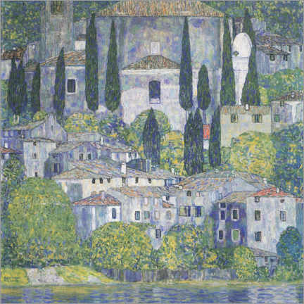 Cuadro de PVC  Iglesia en Cassone - Gustav Klimt