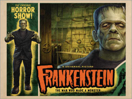 Vinilo para la pared  Frankenstein - The Original Horror Show!