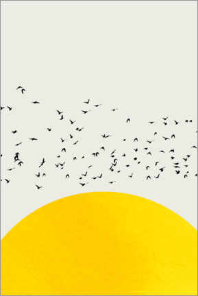 Cuadro de plexi-alu  A Thousand Birds - KUBISTIKA