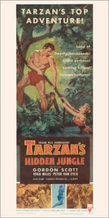 Póster  Tarzan's Hidden Jungle