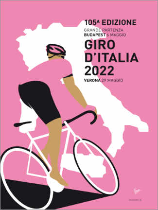 Póster  Cycling Italy 2022 - chungkong