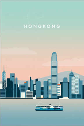 Lienzo  Hong Kong illustration - Katinka Reinke