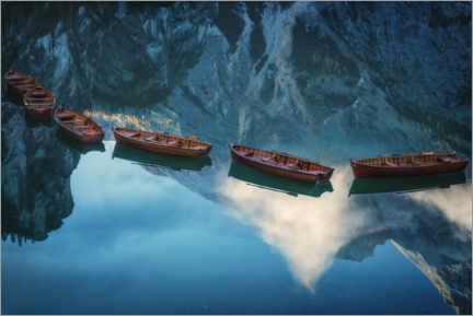 Póster Boats of Braies