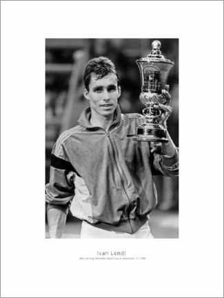 Póster  Ivan Lendl, Tennis player