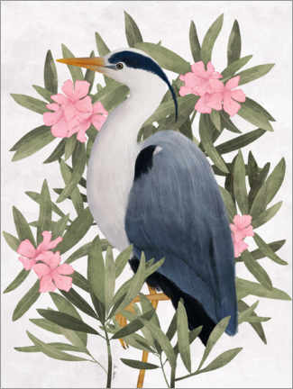 Póster Gray heron