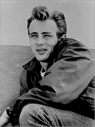 Lienzo  James Dean, Rebel without a cause, 1955