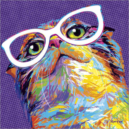 Póster  Pop Art Cat