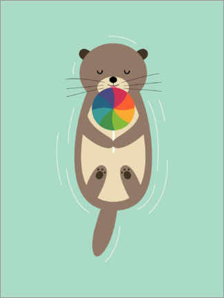 Póster  Sweet Otter - Andy Westface