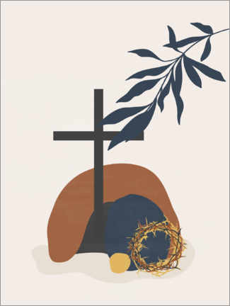 Lienzo  Christ is risen - Olga Telnova