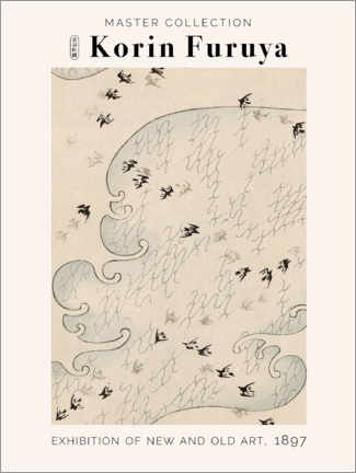 Póster Korin Furuya - Pattern with Birds