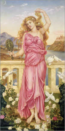Póster  Helena de Troya - Evelyn De Morgan