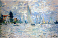 Cuadro de aluminio  Regatta en Argenteuil - Claude Monet