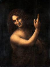 Lienzo  San Juan Bautista - Leonardo da Vinci