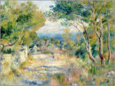 Lienzo  L'Estaque - Pierre-Auguste Renoir