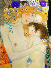 Vinilo para la pared  Madre con hijo (detalles) - Gustav Klimt