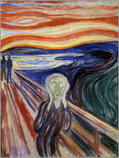 Lienzo  El grito - Edvard Munch