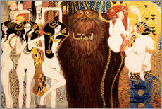 Vinilo para la pared  Las potencias enemigas - Gustav Klimt