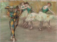 Vinilo para la pared  Harlequin - Edgar Degas