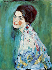 Vinilo para la pared  Retrato de una dama - Gustav Klimt