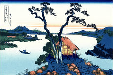 Cuadro de plexi-alu  Lago de Suwa en la provincia de Shinano - Katsushika Hokusai