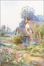 Vinilo para la pared  El jardín de la cabaña - Theresa Sylvester  Stannard