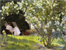 Cuadro de plexi-alu  Rosas - Peder Severin Krøyer