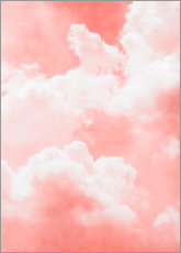 Póster Nubes rosadas