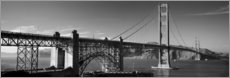 Cuadro de metacrilato  Puente Golden Gate cerca de San Francisco, Estados Unidos