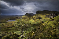 Póster Tierras altas de la isla de Skye, Escocia