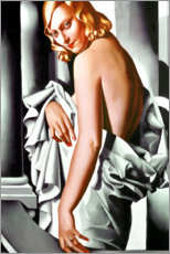 Lienzo  Retrato de Marjorie Ferry - Tamara de Lempicka