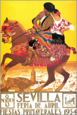 Lienzo  Sevilla - Vintage Travel Collection