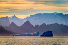 Póster  Icebergs en Scoresbysund